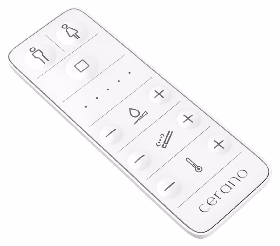 Telecomando per vaso sospeso Cronus Standard - bianco opaco
