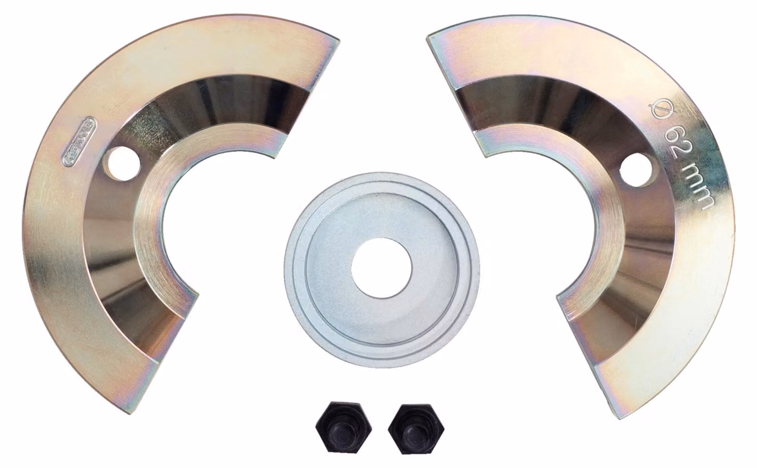 Set di mezze conchiglie di ricambio KS TOOLS, 5 pezzi, per Ø 62 mm (150.2141)