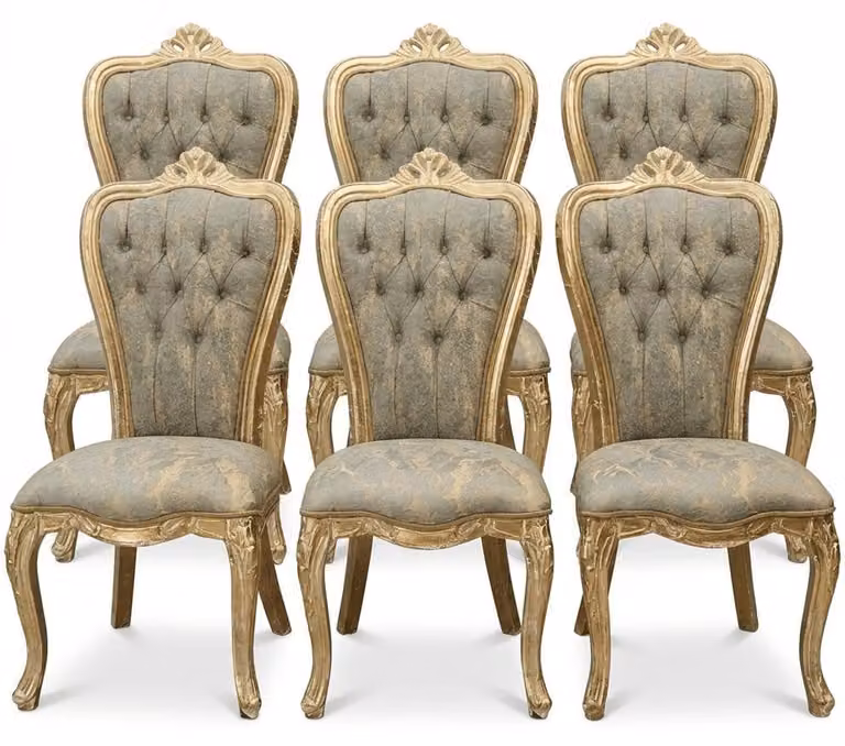 6 sedie classiche dal fascino elegante