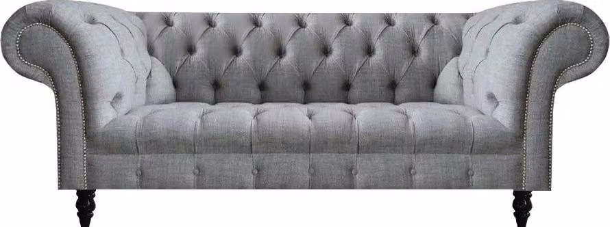 Sofa Dreisitzer Couch Grau Polstermöbel Wohnzimmer Moderne Sofas