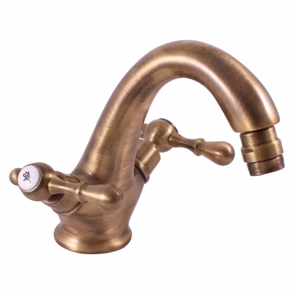 Slezák-RAV Rubinetto per bidet Slezák RAV Morava Retro MK443SM Colore: ottone vecchio, Dimensione: 3/8''