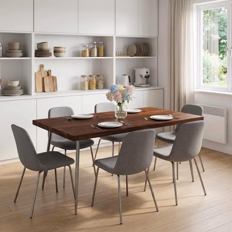 Piano del tavolo rettangolare in legno di acacia vidaXL, colore marrone, L 100 cm x P 70 cm x H 3 cm