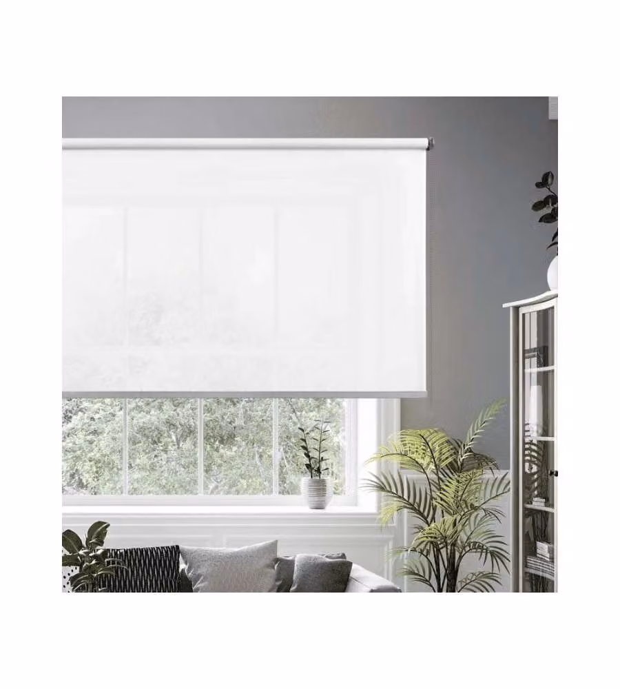 STOR PLANET Tenda a rullo semi filtrante bianca 180x180 cm per interni