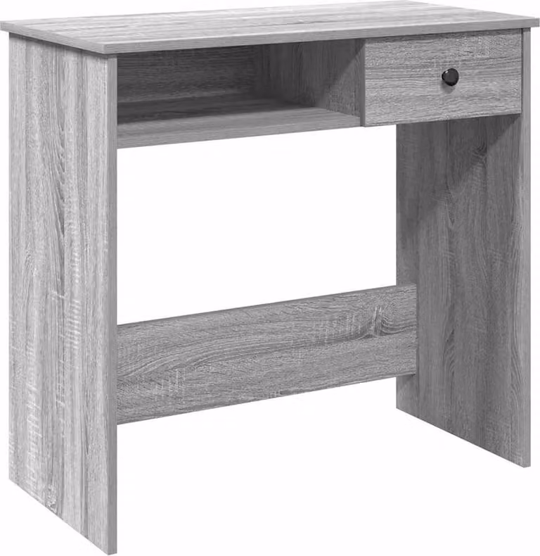 Scrivania Grigio Sonoma 80x40x75 cm in Legno Multistrato