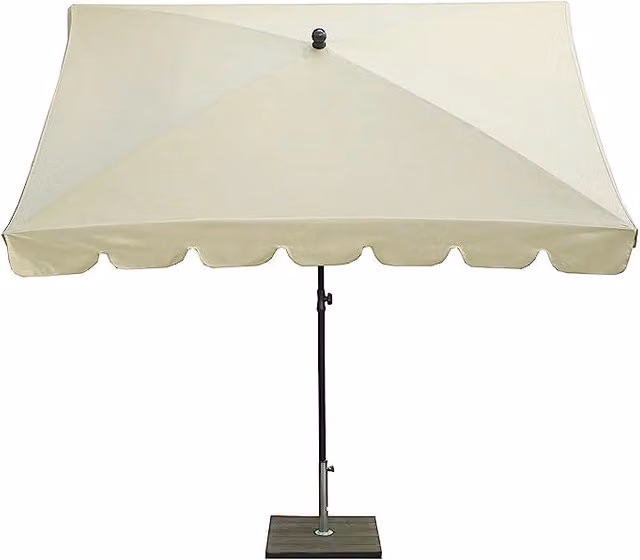 Ombrellone palo centrale Allegro Made in Italy - 150 x 240 cm - Ecru