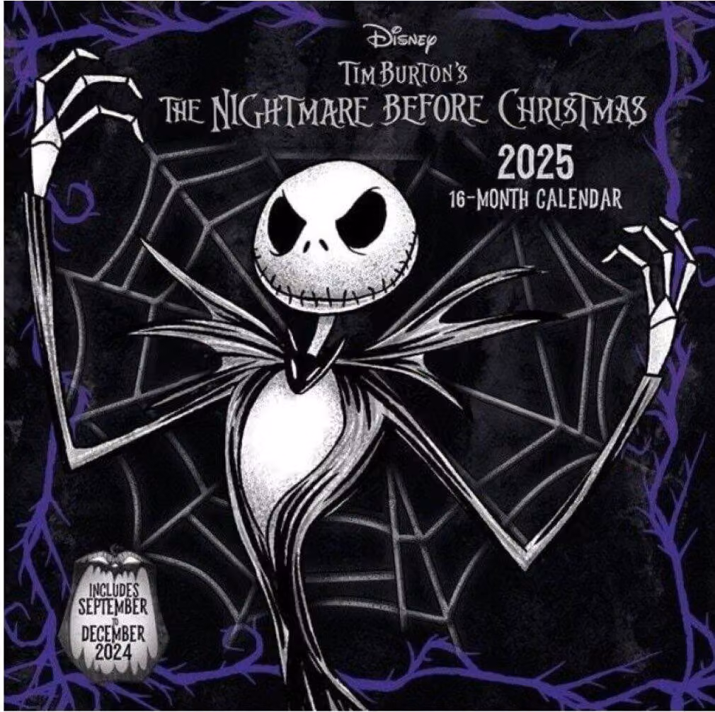 Calendario da parete Nightmare Before Christmas 30X30