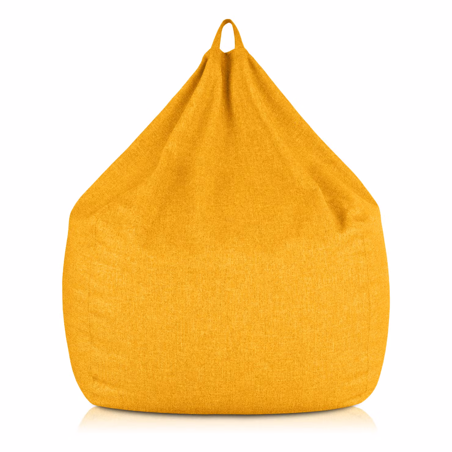 Poltrona sacco Pouf Piuma Senape S