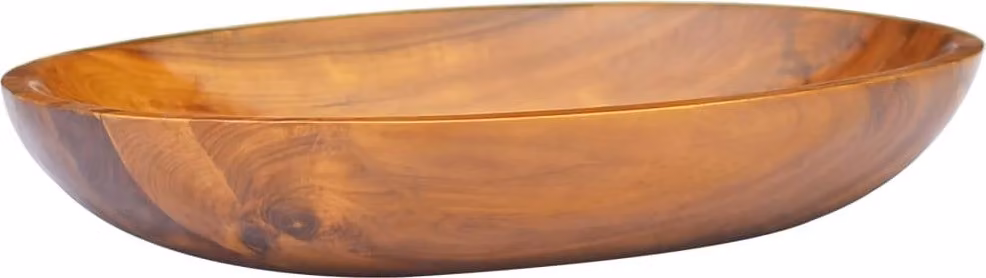 The Living Store Lavabo in teak massiccio 60x40x10 cm