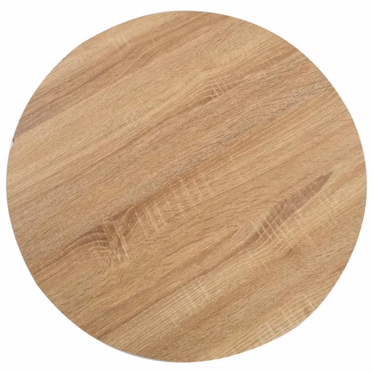 vidaXL Tavolo da bistrot marrone chiaro 50 cm MDF