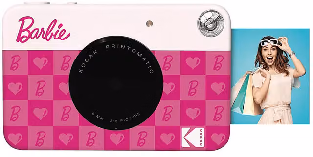 Fotocamera istantanea Kodak Printomatic Barbie in versione Pink o Purple