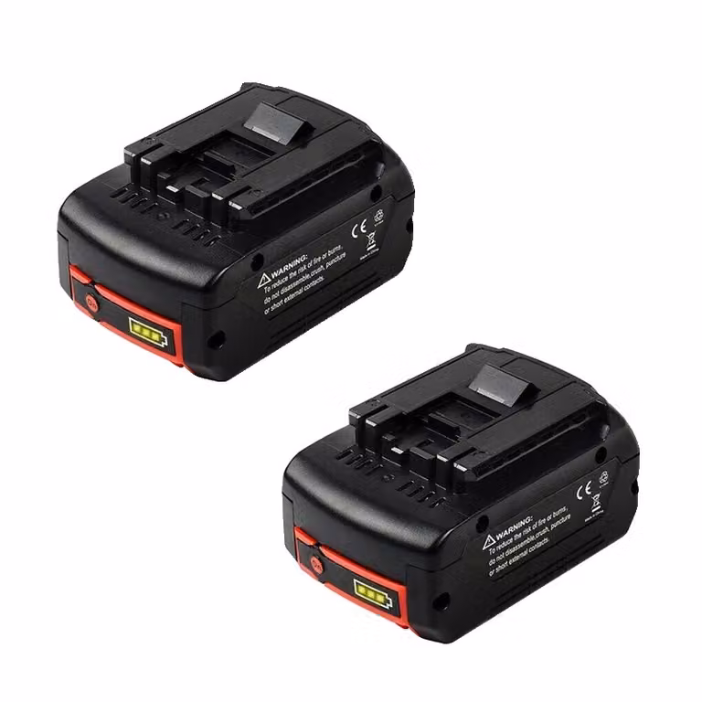 Batteria agli ioni di litio per Bosch 18V, capacità 6000mAh, , 2 pezzi da 6,0Ah