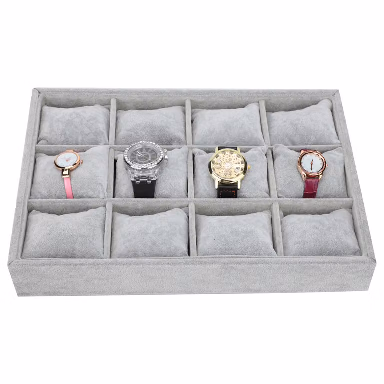 Custodia per orologi, scatola per orologi, custodia per braccialetti, organizzatore di orologi, display per orologi