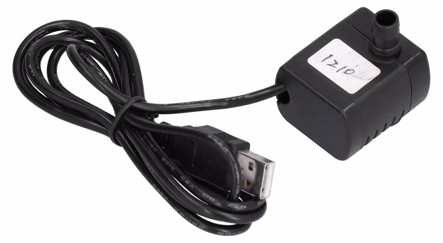 Pompa per acquari Mini, 170 litri/ora, a corrente continua, impermeabile e sommergibile, con connettore USB, per acquari e fontane, 12V DC