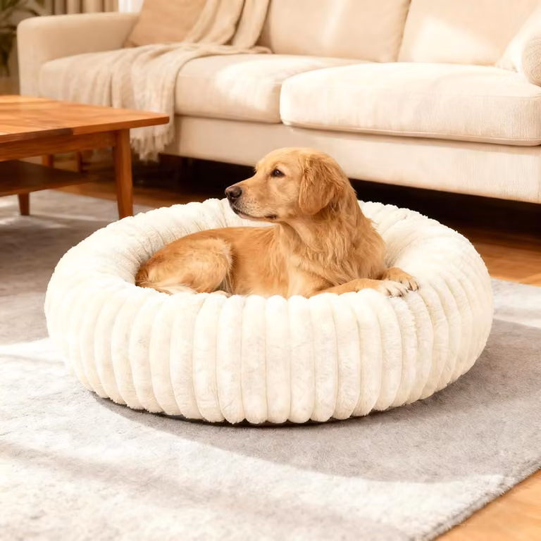 Cuccia per cani, 50 cm, in peluche, lavabile, ideale per il riposo