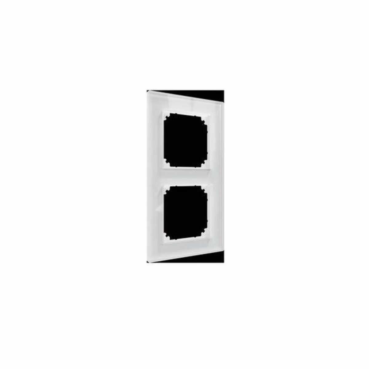 Cornice in vetro reale Merten, a 2 ingressi MEG4020-2320