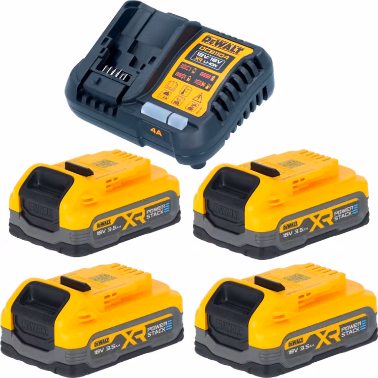 Caricabatterie rapido DeWalt DCB 1104 10,8 - 18 V 4,0 A per batterie XR Li-Ion