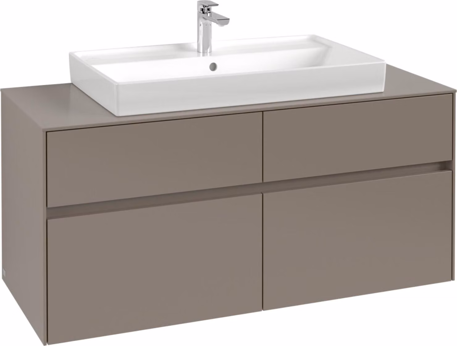 V&B Collaro, mobiletto 120x54,8x50cm, WT mi, LED 8,8 W, wh. Oa