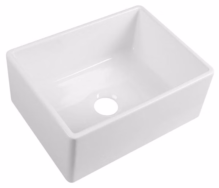 Lavello in Vetroceramica GLORY 61x46 cm, bianco
