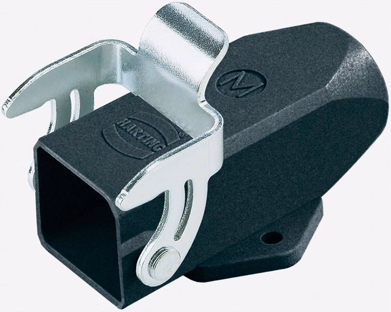 HARTING Han 3M Alloggiamento base con fondo aperto, 1xM20 uscita cavo diritta, con 1 staffa - 1 pezzo