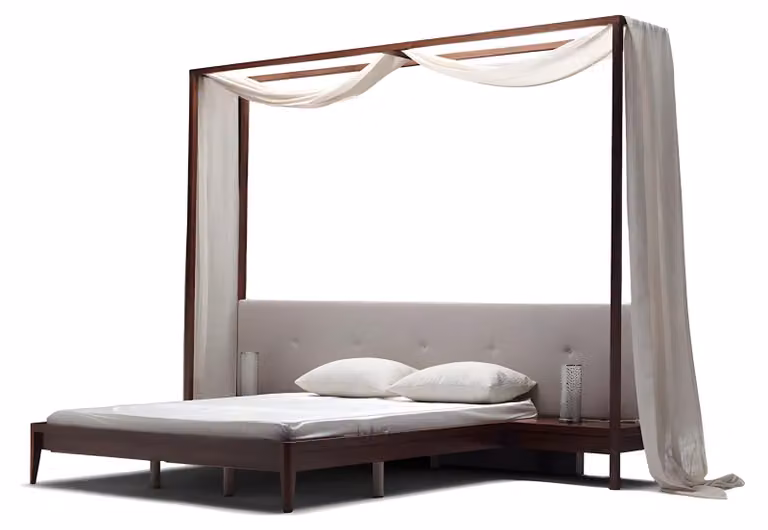 Letto dal design moderno: comodo e funzionale per la tua camera da letto.