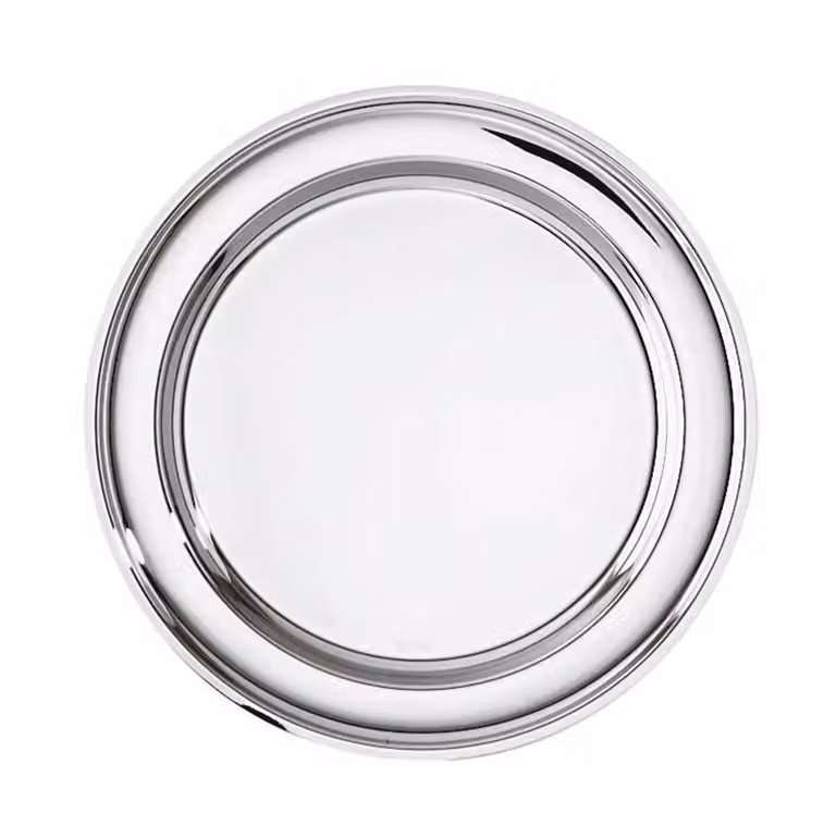 Vassoio Tondo Cm 35 Linea 663 AK Inox