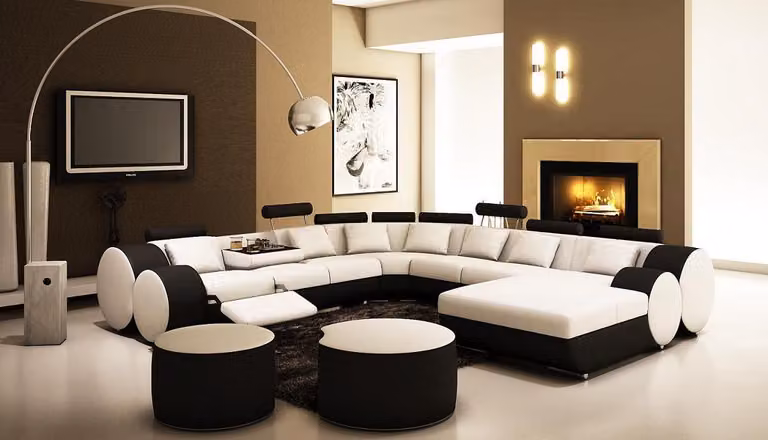 Designer ledersofa xxl wohnlandscahft big sofa couch polsterecke ecksofa