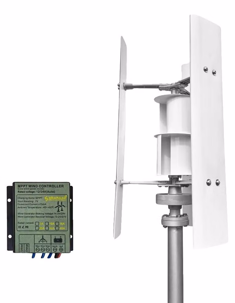 Generatore eolico, potenza 3000 W, funzionamento silenzioso, controller MPPT , modello 3000W-b, 12 V