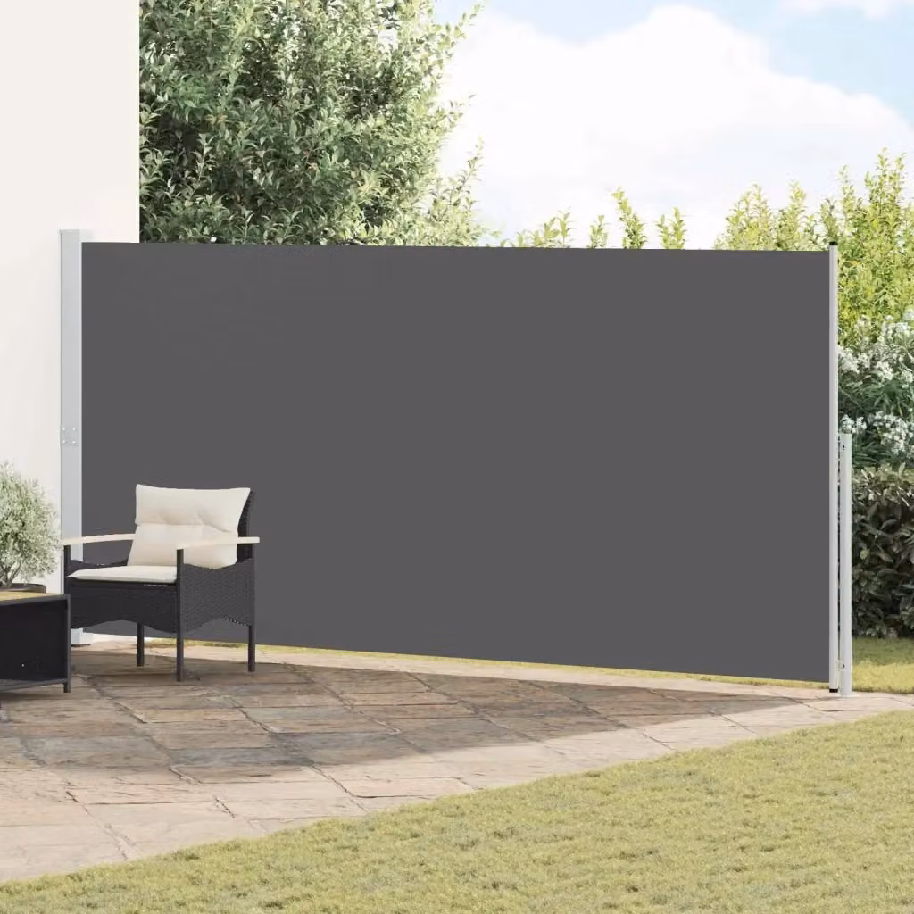 Tenda laterale retrattile DESIGN IN in poliestere e acciaio, colore antracite, L: 300 cm, H: 220 cm – 2