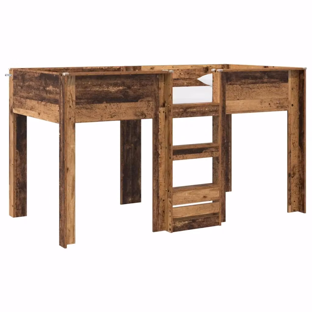 Letto a castello per bambini vidaXL in legno marrone H: 203 x L: 100 x P: 113,5 cm – 2