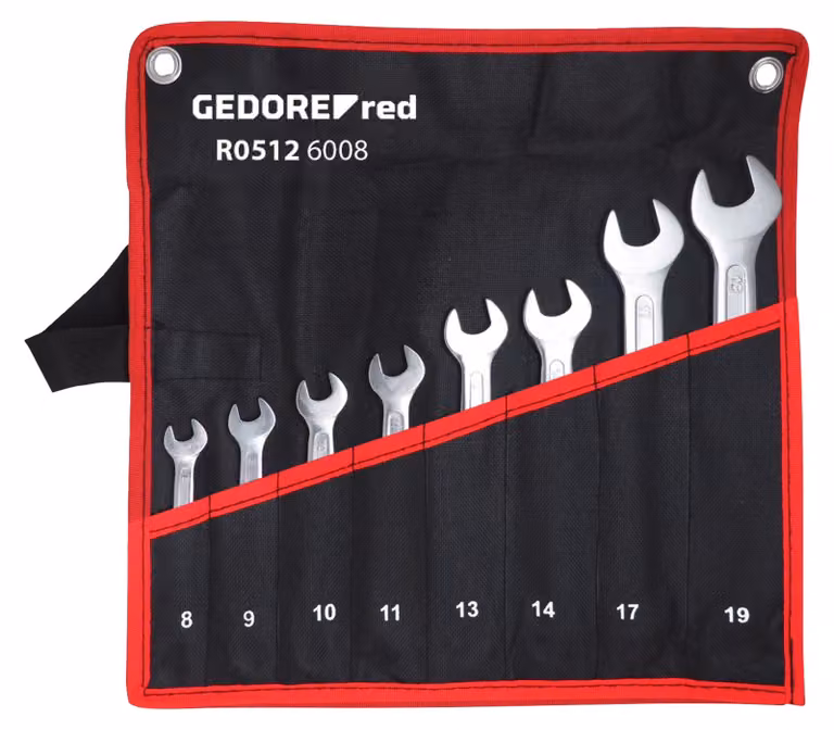 GEDOREred 3301081 GEDOREred Doppelmaulschlüssel-Satz R05126008 3301081 8-teilig