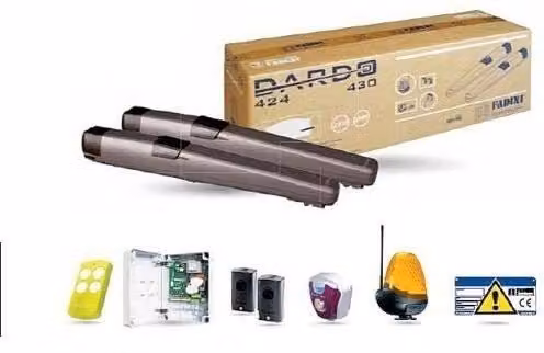 Kit Dardo 430 per cancelli a battente Fadini 4301VL colore grigio