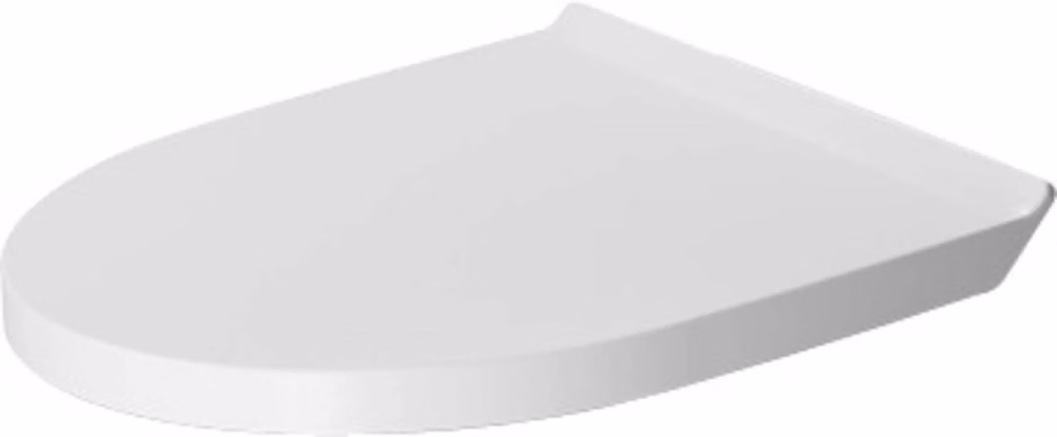 Copertura per WC DuraStyle Basic, realizzata in urea-duroplast con cerniere in acciaio inossidabile