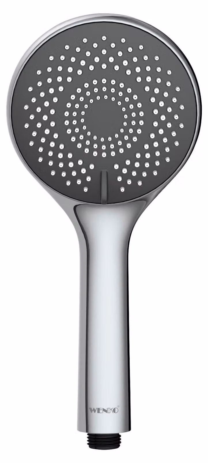WENKO Soffione doccia WATERSAVING grigio Ø 11 Doccia a mano Universale Spa Benessere