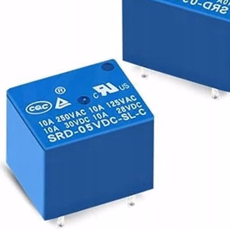 Rosfix SRD-5VDC-SL-C – Relè | Tensione Bobina 5 V CC, 10 a, 240 V CA | Commutazione Affidabile Nei Progetti Elettronici | Componente Elettronico