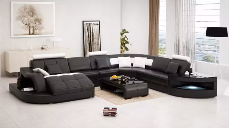 Ecksofa Polster Eckgarnitur Couch Eckgarnitur Moderne Wohnzimmer Möbel 2tlg Set