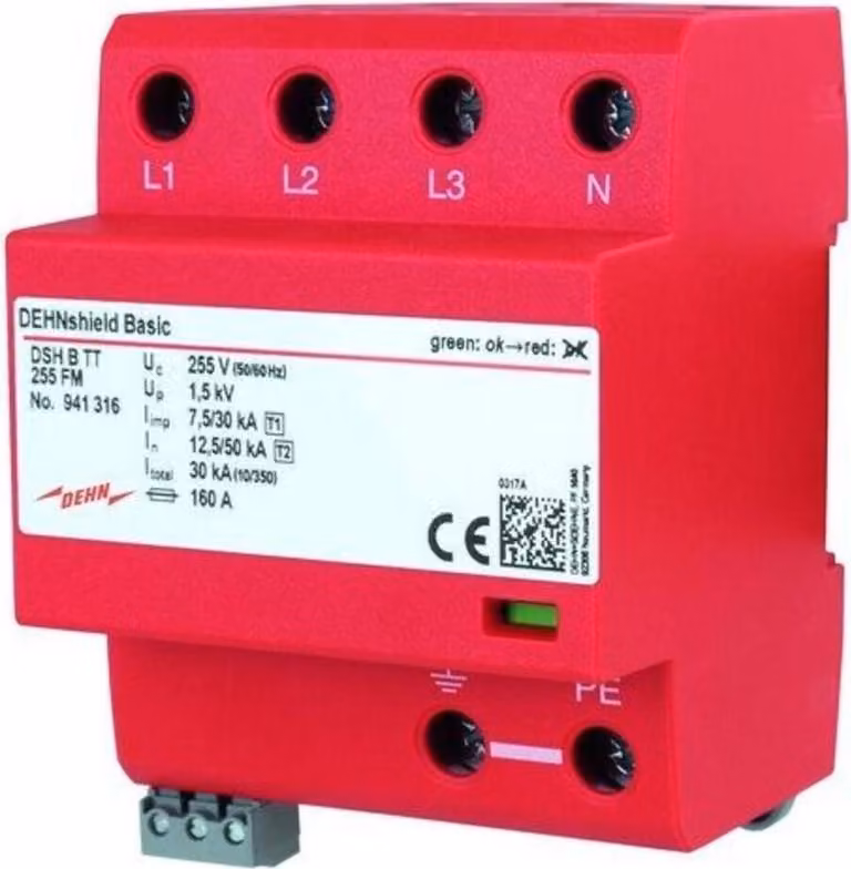 Dehn 941316 DSH B TT 255 FM Anwendungsopt.Kombiableiter DEHNshield (941316)