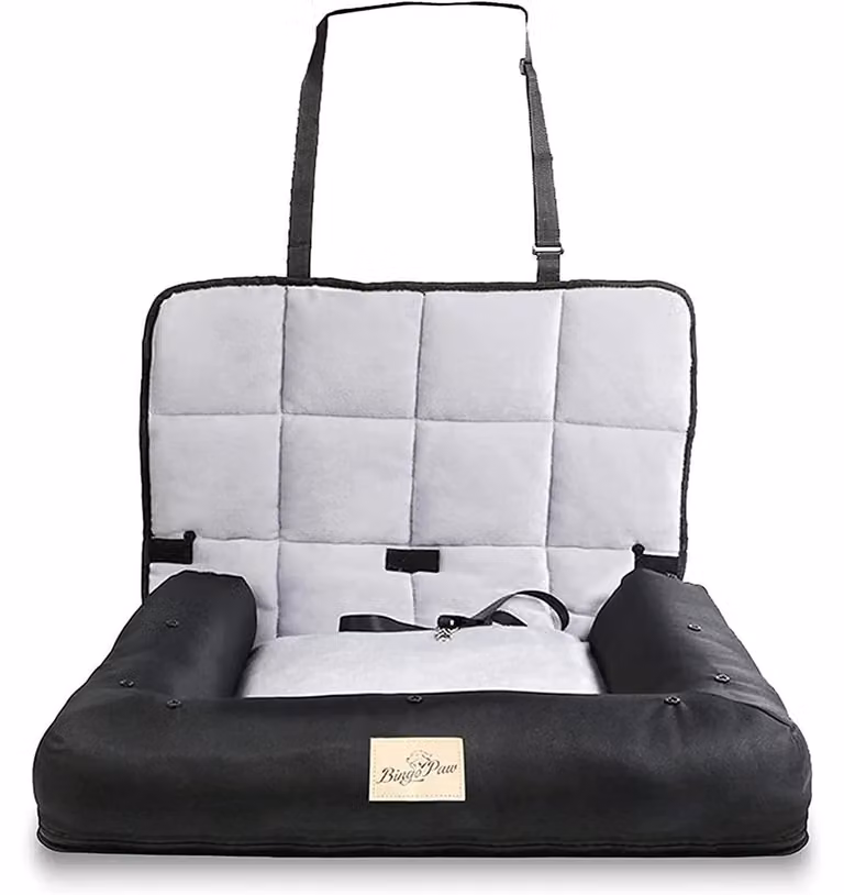Copertura per sedile auto per cani di grossa taglia, 3-in-1, rinforzata, impermeabile, antiscivolo, dimensioni 85x54x50 cm