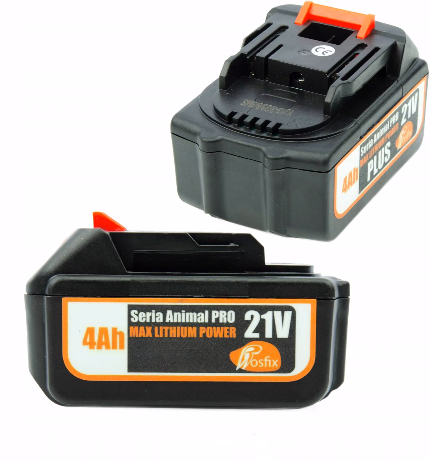 Rosfix Batteria Animal PRO 4Ah 21V – Potenza Massima Al Litio, Ricarica Rapida, Sostituzione per Makita BCS550Z – TW251D