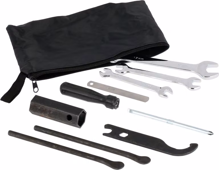 Set di strumenti, 10 pezzi per ciclomotore e moto