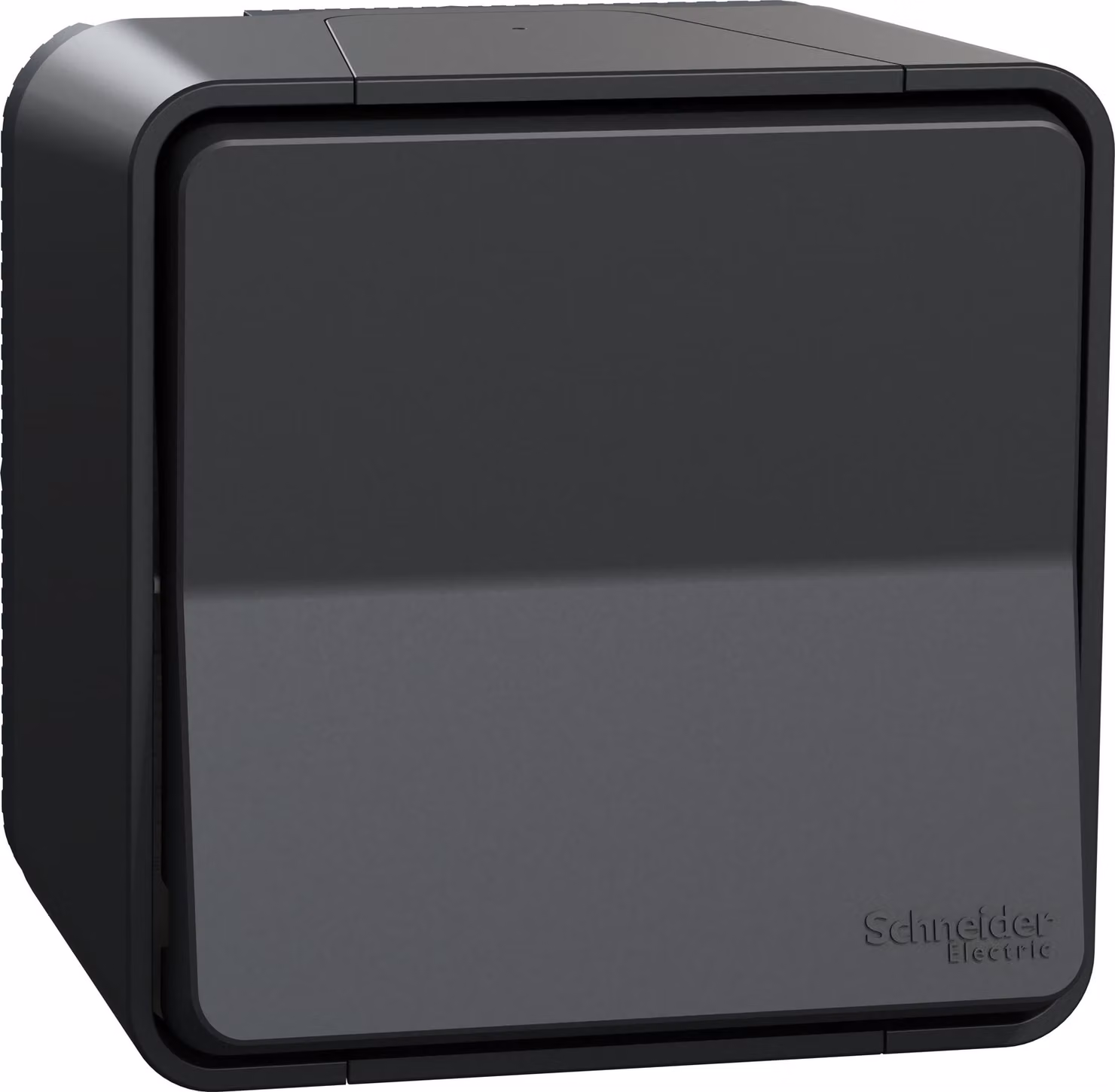 Mureva Styl - Pulsante - montaggio a superficie - IP55 - IK08 - connessione automatica - grigio - SCHNEIDER ELECTRIC - MUR35026