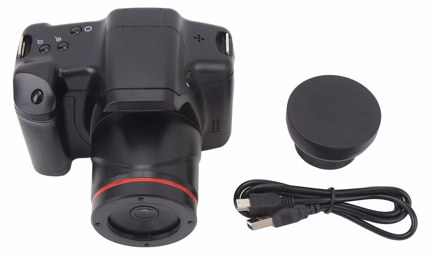2.fotocamera digitale da 4 pollici 1080p 16 MP 16x zoom Antiurto -autofocus -vlogging con flash integrato