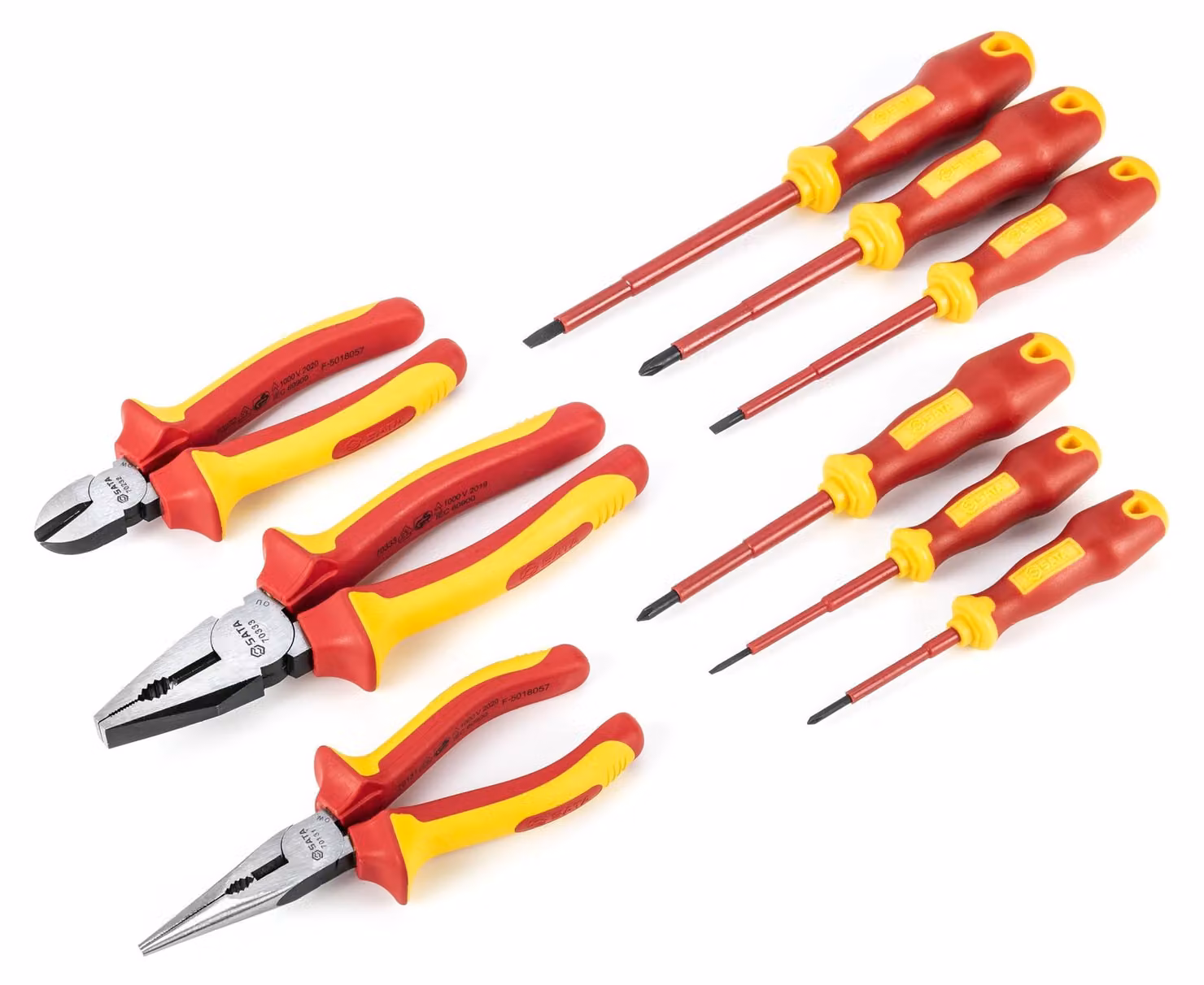 Set di cacciaviti e pinze SATA isolati, 9 pezzi ST09262U