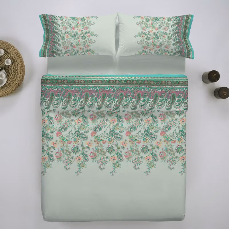 ISFAHAN Parure copripiumino - Taglia: 2 piazze,Colore: ISFAHAN - GREY GREEN