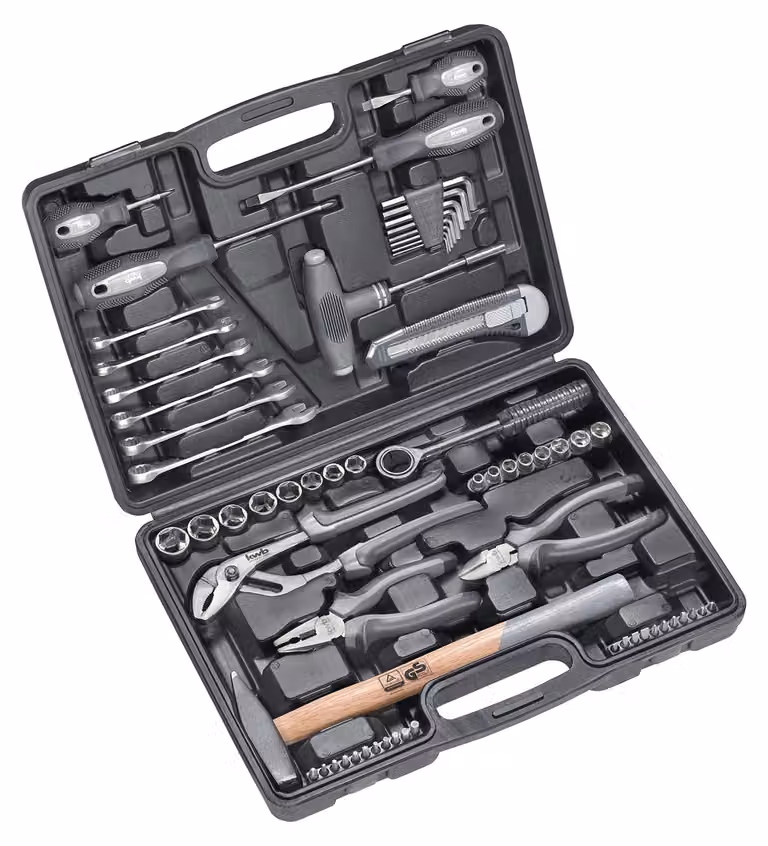 Solidchoice - Valigetta per utensili con set di 63 pezzi