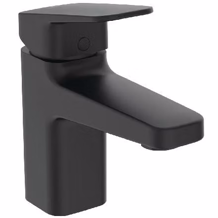 Ideal Standard Miscelatore per lavabo Ceraplan H75, sporgenza 103 mm BD214XG Nero (Silk Black)