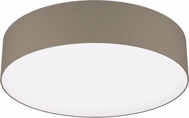 Plafoniera Moderna Romao-Z Acciaio Bianco Luce Led Integrato 35W Ip20