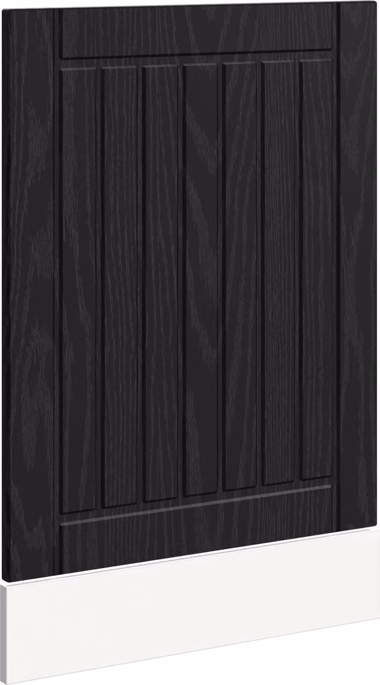 Pannello lavastoviglie LUCCA Rovere Nero 45 x 1,5 x 57 cm