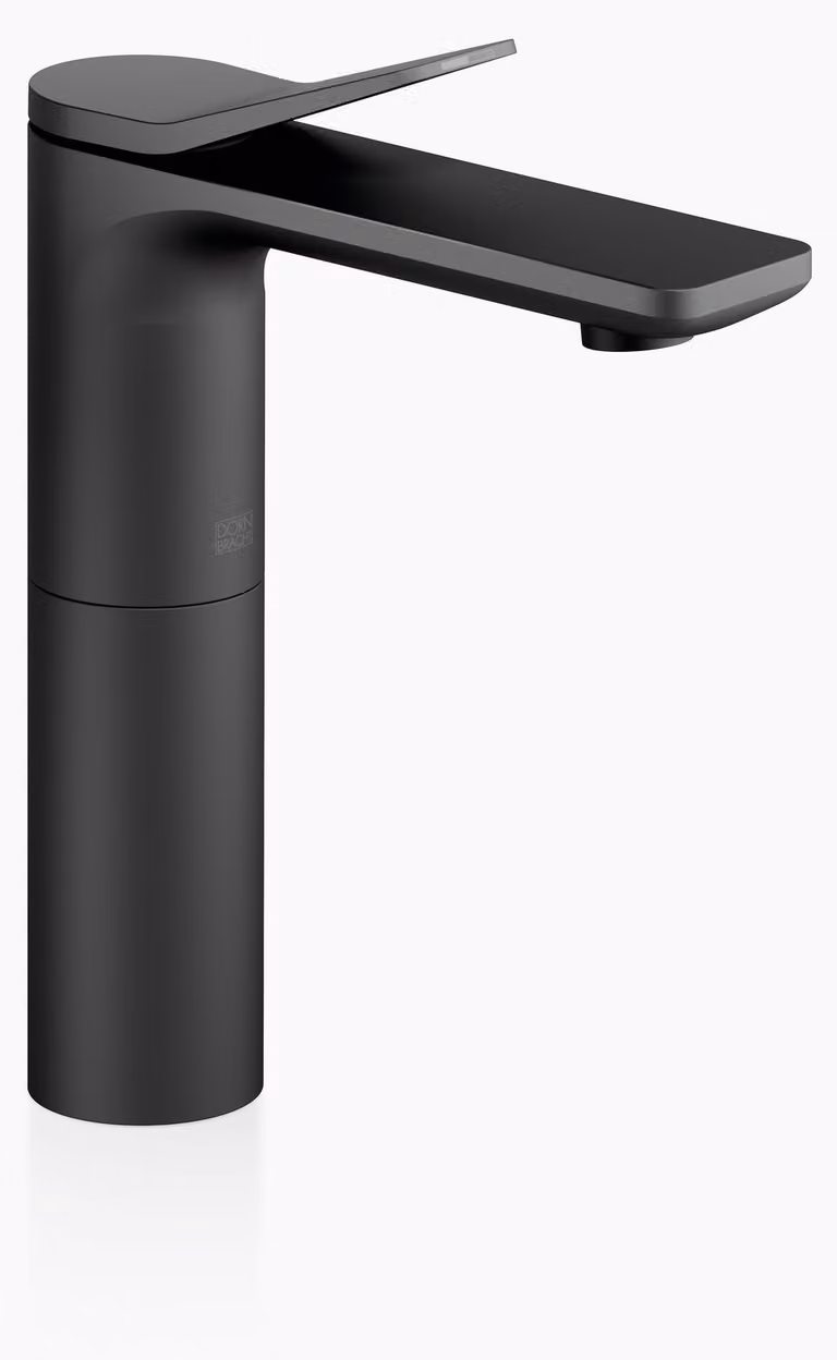 Dornbracht LISSÉ Mitigeur monocommandé pour lavabo avec pied surélevé, sans vidage, saillie 130mm, 33526845-33, 33526845-33