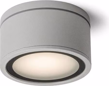 MERIDO soffitto grigio argento 230V GX53 11W IP54