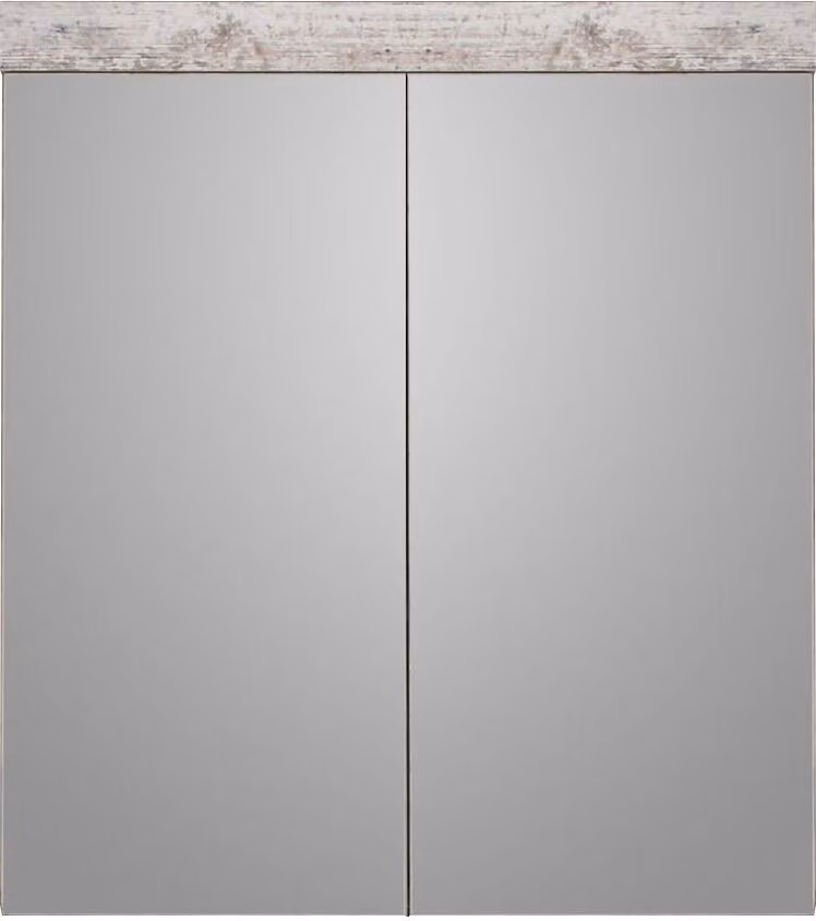 mobile specchio bagno trendteam Cancun/Boom Canyon Pino bianco 72 x 79 x 17 cm